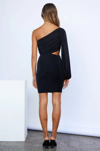 Spring Summer Off-The-Shoulder High Elastic Short Dress