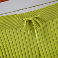 Loose-Fit Solid Color Two-Piece Set