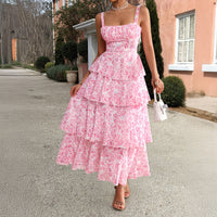 Mori Floral Puff Sleeve Long Dress