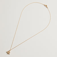 18K Gold Dipped CZ Christmas Tree Necklace | Holiday Charm Pendant