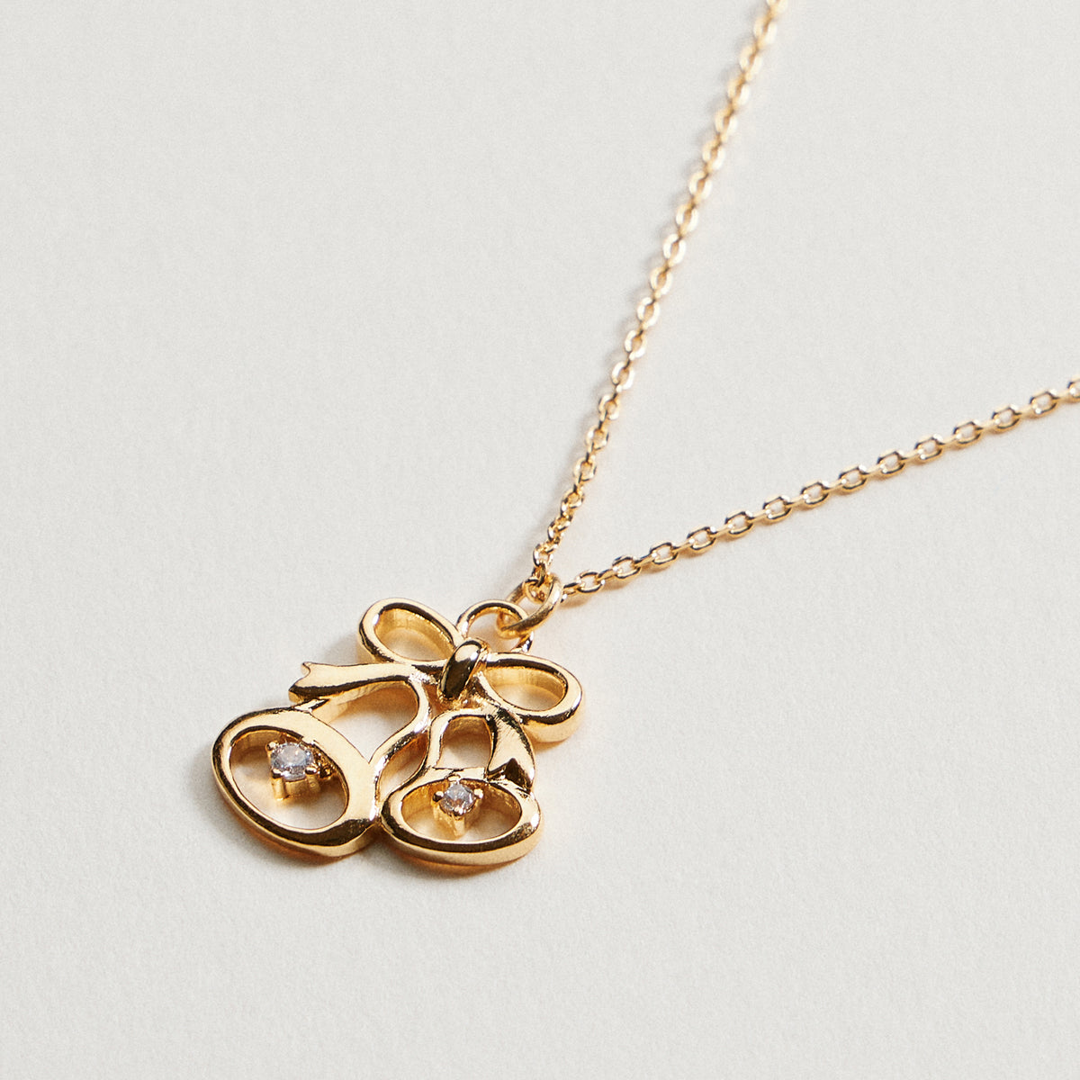 Gold Dipped Bell Pendant Necklace | Christmas Statement Necklace