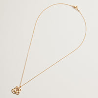 Gold Dipped Bell Pendant Necklace | Christmas Statement Necklace