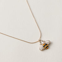 Bee Charm Anklet | Pearl Accent Dainty Jewelry