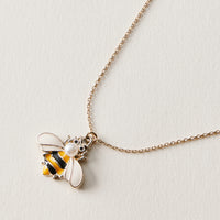 Bee Charm Anklet | Pearl Accent Dainty Jewelry