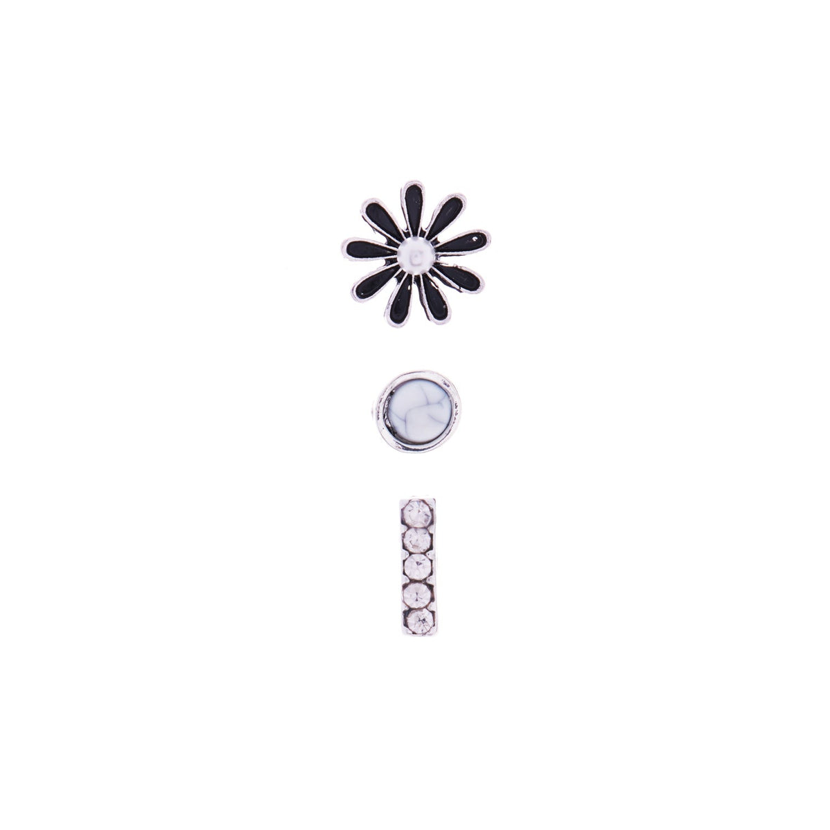 Western Style Post Earrings, Set of 3