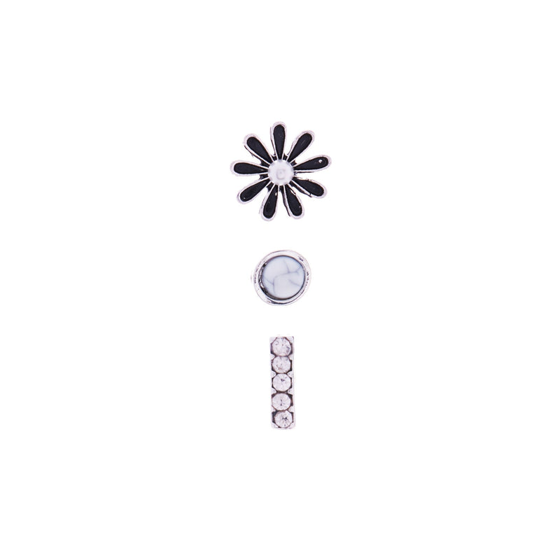 Western Style Post Earrings, Set of 3