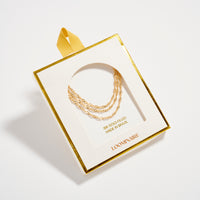 Gold Filled Layered Rope Chain Necklace