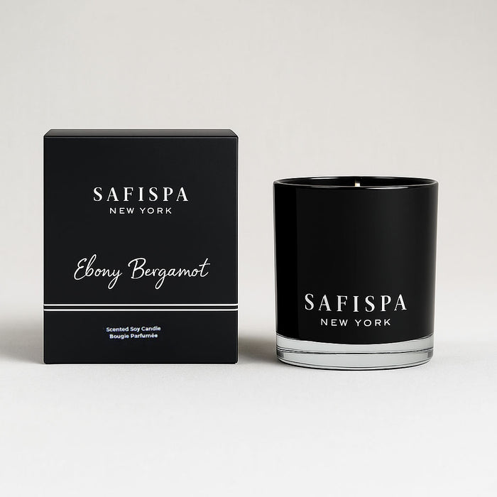 Luxury Soy Candle – Ebony Bergamot