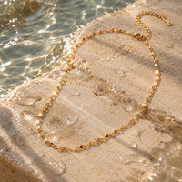 18K Gold Dipped Twisted Chain | Stainless Steel Jewelry