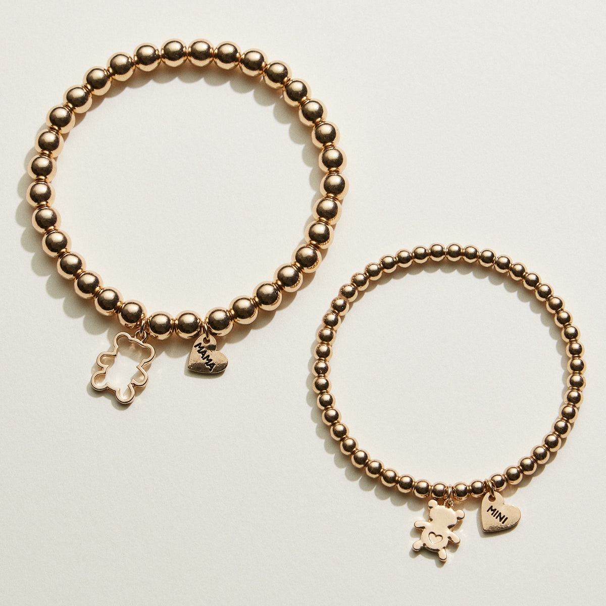 Mama & Mini Teddy Bear Bracelet Set
