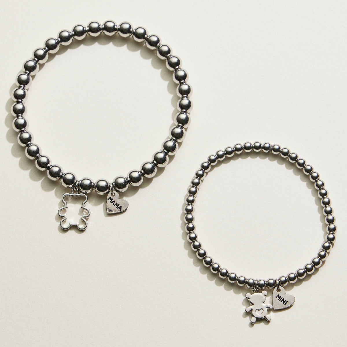 Mama & Mini Teddy Bear Bracelet Set