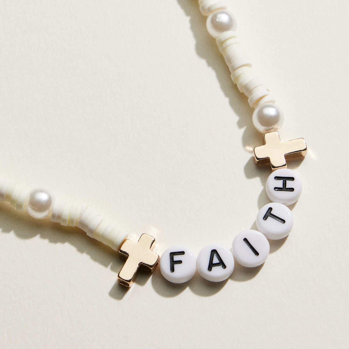 Heishi Bead Kids Word Necklace | Kids Beaded Jewelry