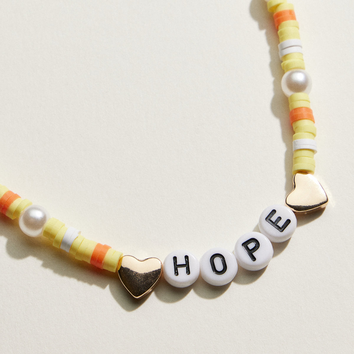 Heishi Bead Kids Word Necklace | Kids Beaded Jewelry
