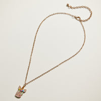 Kids Unicorn Initial Necklace | Personalized Letter Charm Necklace