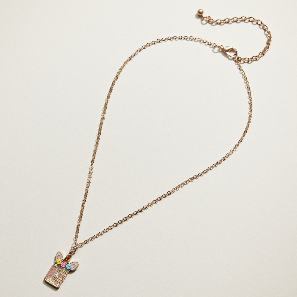 Kids Unicorn Initial Necklace | Personalized Letter Charm Necklace