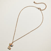 Kids Unicorn Initial Necklace | Personalized Letter Charm Necklace