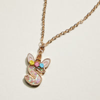 Kids Unicorn Initial Necklace | Personalized Letter Charm Necklace