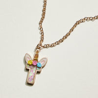 Kids Unicorn Initial Necklace | Personalized Letter Charm Necklace