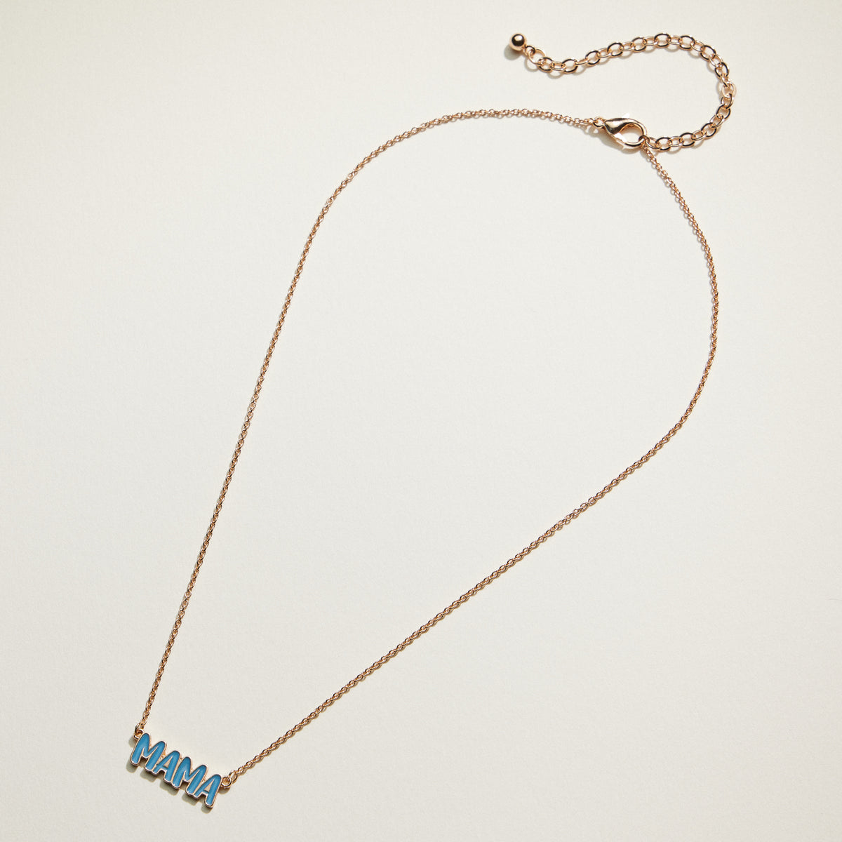 Enamel MAMA and MINI Word Necklace | Mama Mini Jewelry