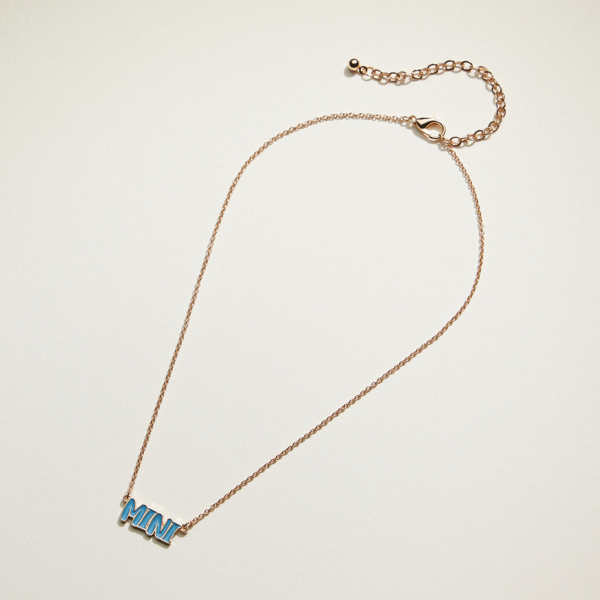 Enamel MAMA and MINI Word Necklace | Mama Mini Jewelry