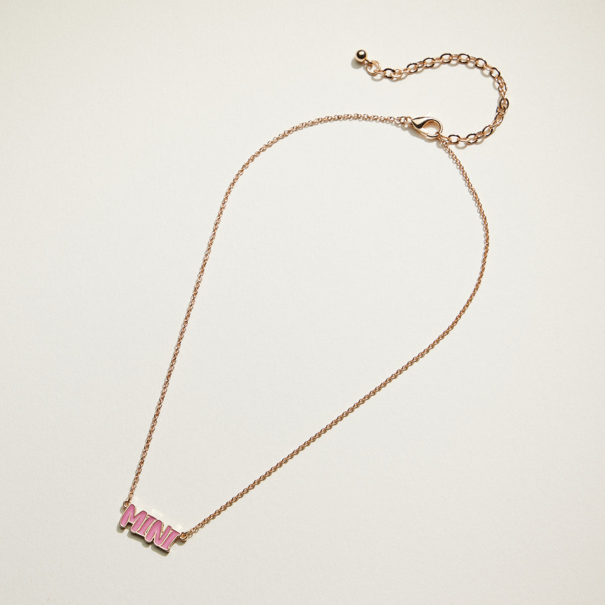 Enamel MAMA and MINI Word Necklace | Mama Mini Jewelry