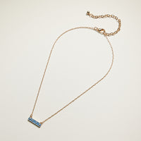 Mom & Mini Matching Enamel Bar Necklace Set, Gold Tone (2-Piece Set)