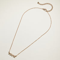 Enamel Mama and Babe Bar Necklace Set | Mama Mini Jewelry