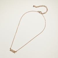 Enamel Mama and Babe Bar Necklace Set | Mama Mini Jewelry