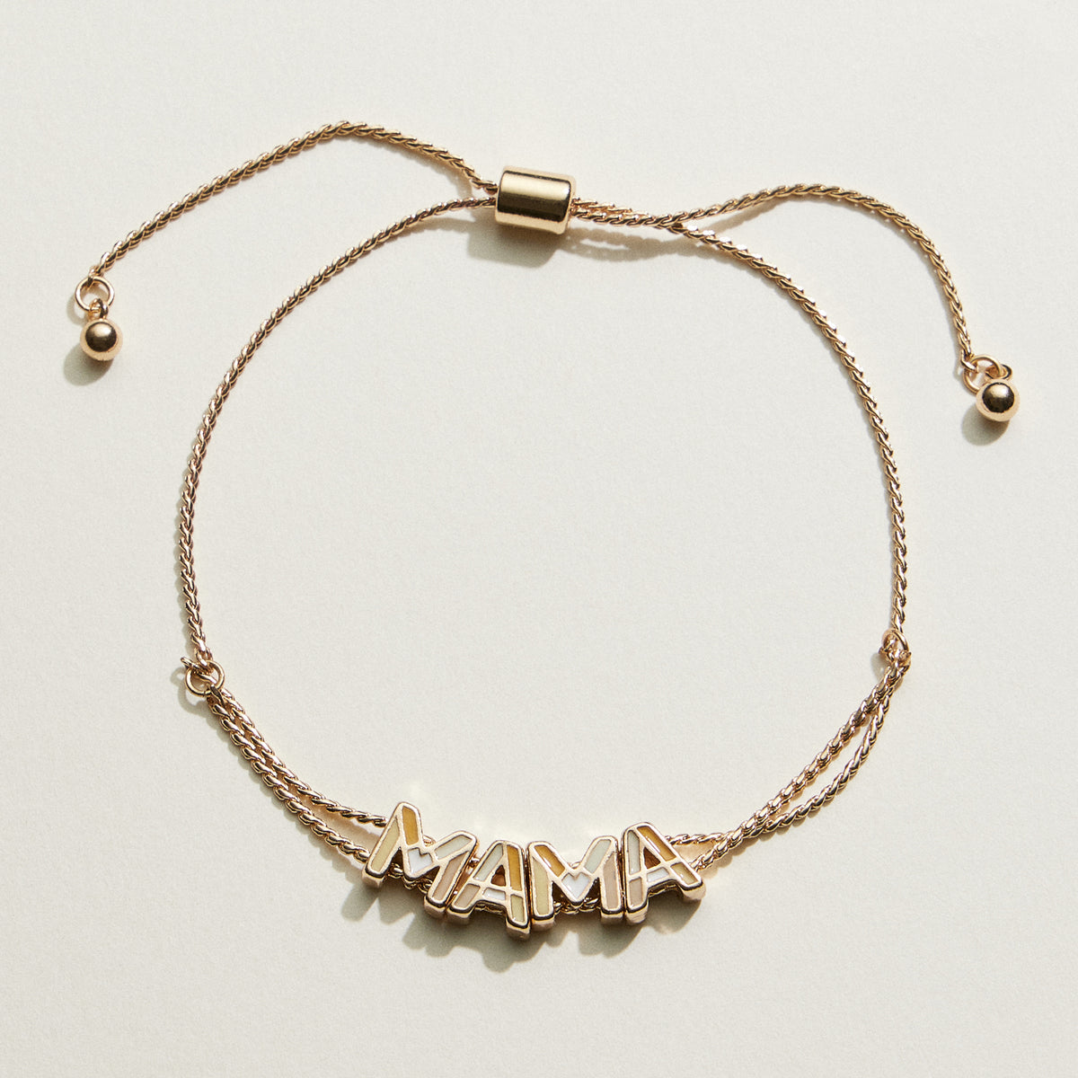 Mixed Colored Enamel Mama & Mini Bracelet Set | Mama Mini Jewelry