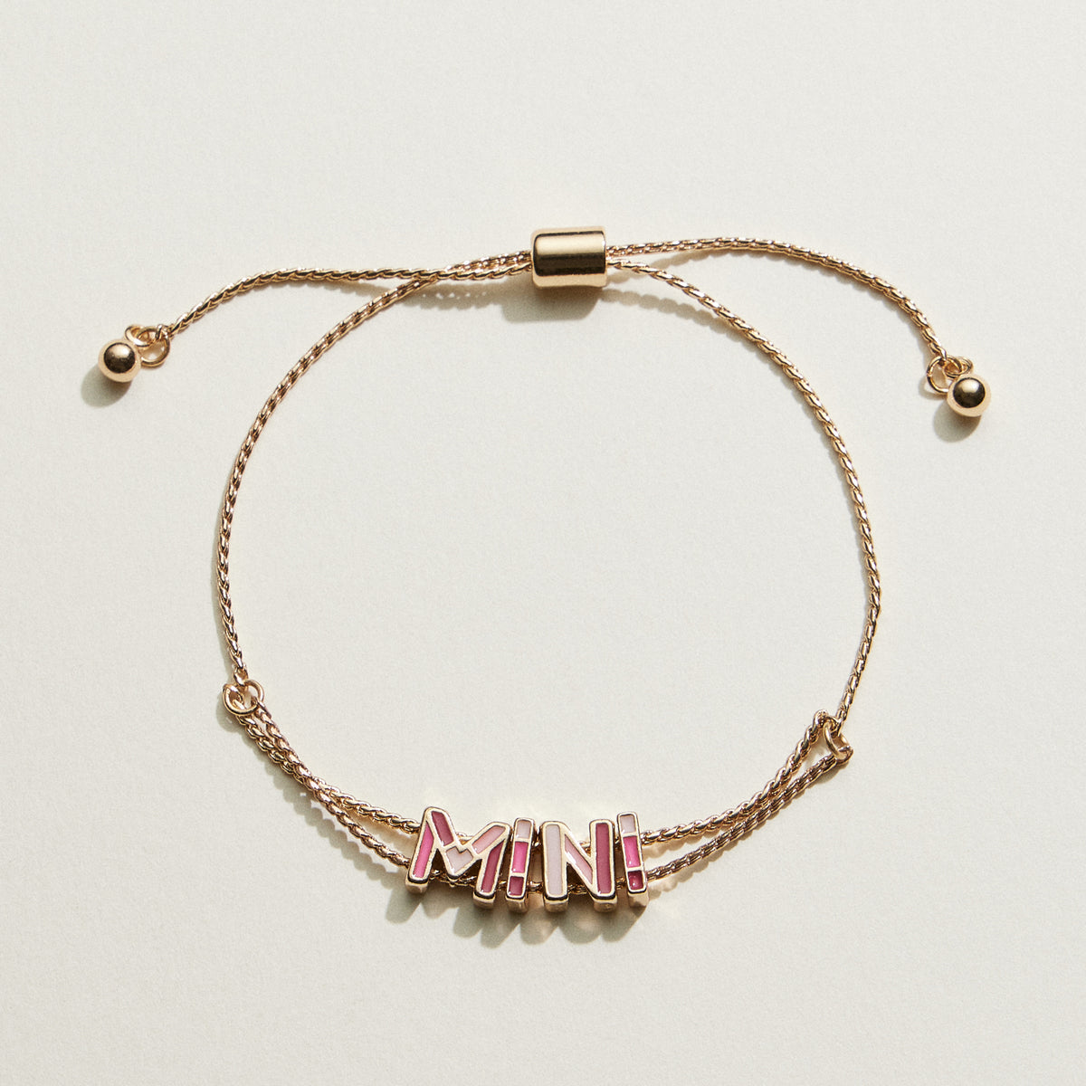 Mixed Colored Enamel Mama & Mini Bracelet Set | Mama Mini Jewelry