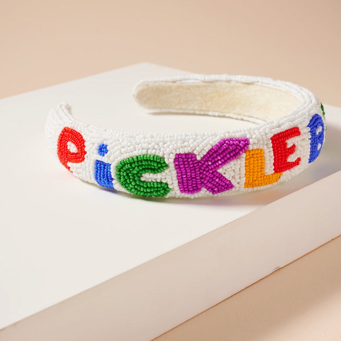 Multi Color Seed Bead Headband