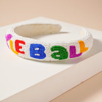 Multi Color Seed Bead Headband