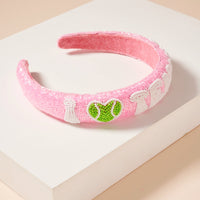 I Love Team Seed Bead Headband