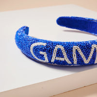 Game Day Seed Beaded Headband