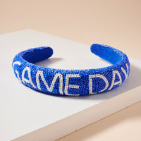 Game Day Seed Beaded Headband