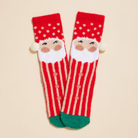 Christmas Fuzzy Socks Assorted Pack of 4