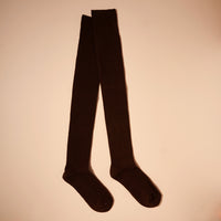 Basic Solid Over The Knee Socks