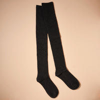 Basic Solid Over The Knee Socks