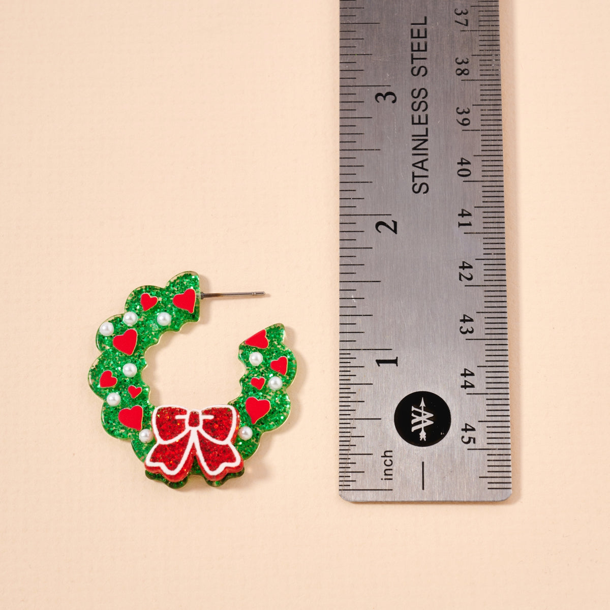 Christmas Decoration Hoop Earrings