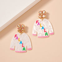 Christmas Ugly Sweater Dangling Earrings