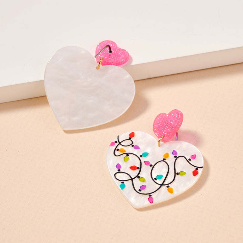Christmas Lights Dangling Earrings