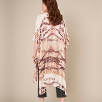 Floral and Paisley Print Kimono