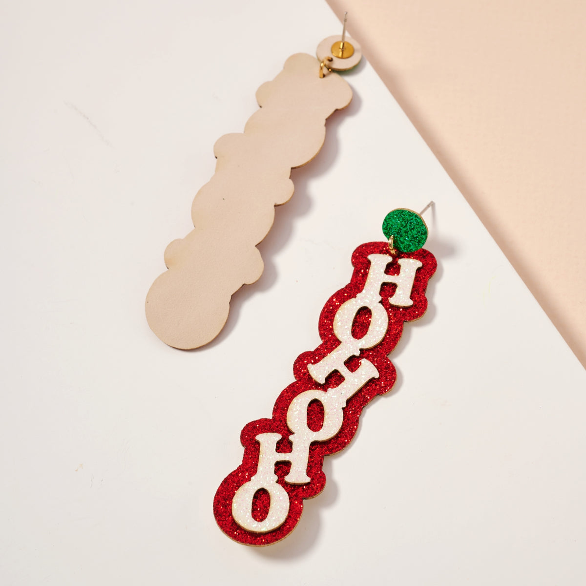Christmas Ho Ho Ho Dangling Earrings