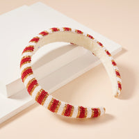 Color Block Seed Bead Headband