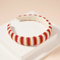 Color Block Seed Bead Headband