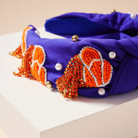 Tassels Seed Bead & Pearls Headband