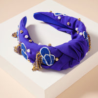 Tassels Seed Bead & Pearls Headband