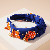 Tassels Seed Bead & Pearls Headband