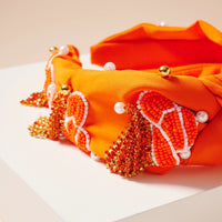Tassels Seed Bead & Pearls Headband