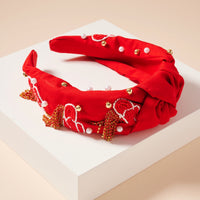 Tassels Seed Bead & Pearls Headband